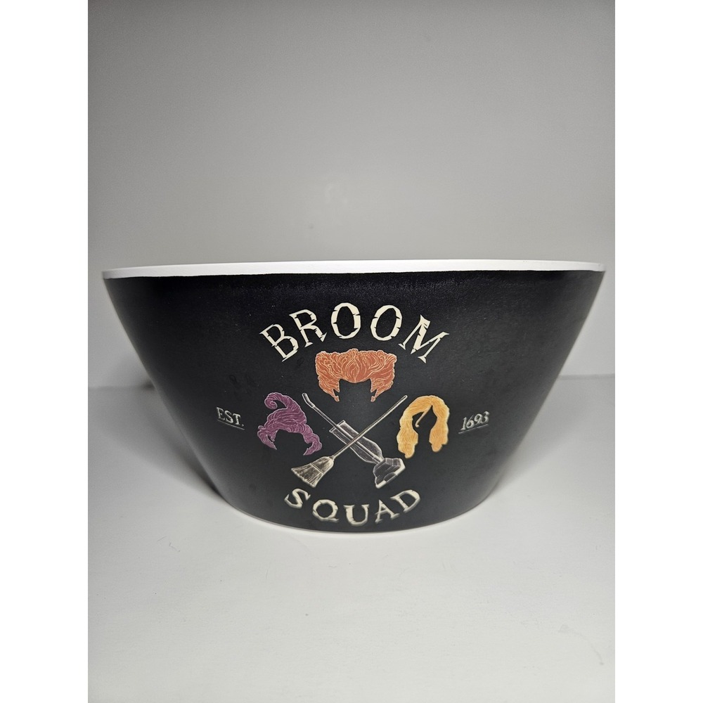 Hocus Pocus Broom Squad Halloween Candy Bowl Sanderson Sisters Witch Large